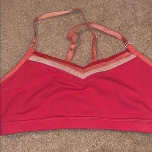 lululemon pink sports bra